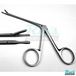 Duckbill Ear forceps Shaft 3.3'' pediatric ENT surgical Alligator polypus