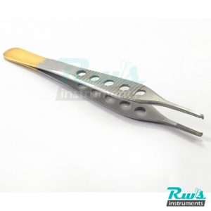 Adson tissue forceps TC 1x2 teeth Surgical Tweezers