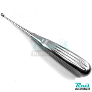 Volkmann bone curette 7x8 mm sharp spoon Fig. 1 dental tissue surgery 17 cm