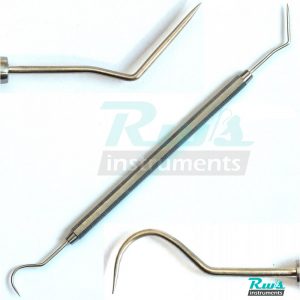 Dental Scaler Examination Probe Cleaner Tartar Calculus Plaque Remover