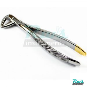 Extracting Forceps Nr. 74 Gold Tooth upper lower jaw molars Dental pliers