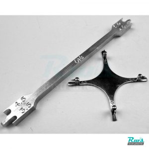 Set Gauge Bracket Marking Cross Band Height Knife .018 Steel Tip Dental KFO