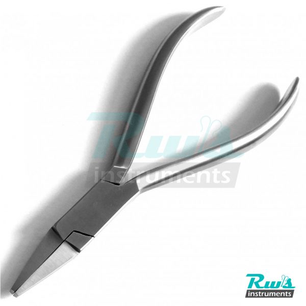 Flat Nose Plier Orthodontic Plain Dental Instruments 14 cm