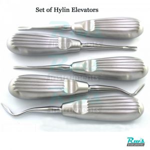 5 Pcs Dental Root Elevators Oral Surgery PDL Hylin Elevator Tooth loosening