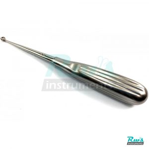 Bruns bone curette Round sharp spoon Fig. 00 dental tissue surgery 17 cm