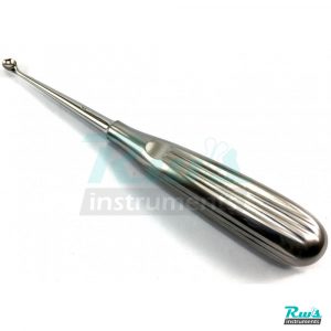 Bruns bone curette Round sharp spoon Fig. 2 dental tissue surgery 17 cm