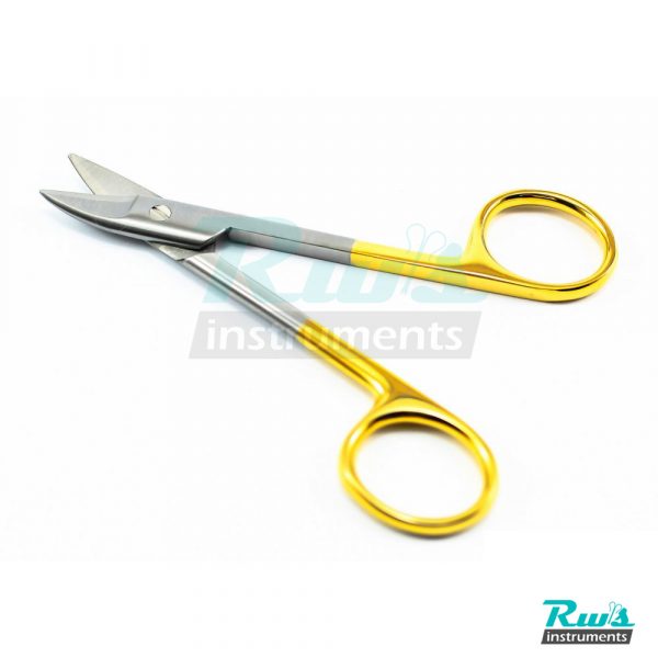 Crown Scissors 10,5 cm TC Straight / Curved tip