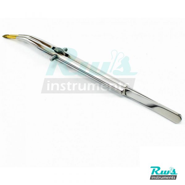 Jacket Grip forceps 15 cm Crown telescope tweezer jaw dental diamond pin plier