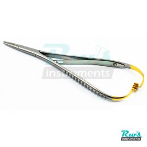 Mathieu Needle Holder TC gold surgical suture Dental