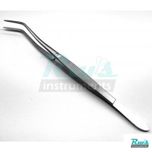 Meriam Tweezer Curved smooth 15 cm Tweezers Dental Surgery Surgical Medical