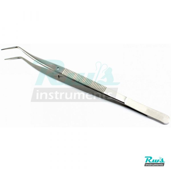 Meriam Tweezer Curved smooth 15 cm Tweezers Dental Surgery Surgical Medical