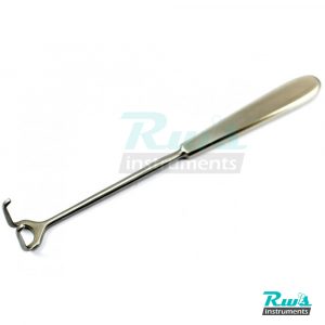 Ollier retractor wound retractors 23 cm 2 blunt prongs surgery surgical hook