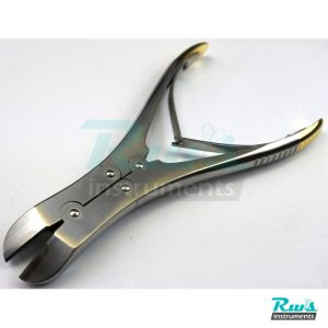 TC Vital Wire Cutter side double action dental orthodontic pliers angled 18 cm
