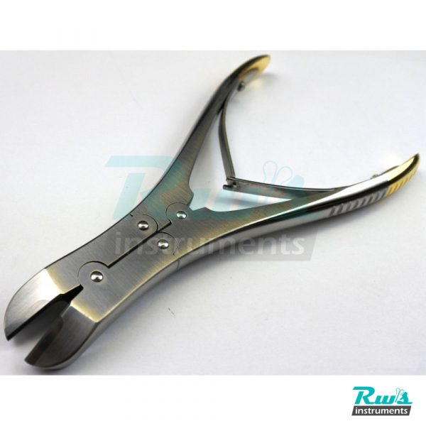 TC Vital Wire Cutter side double action dental orthodontic pliers angled 18 cm