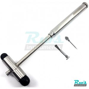 Reflex hammer Buck 18 cm Needle brush percussion diagnostic muscles hospital