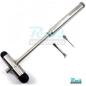 Reflex hammer Buck 18 cm Needle brush percussion diagnostic muscles hospital