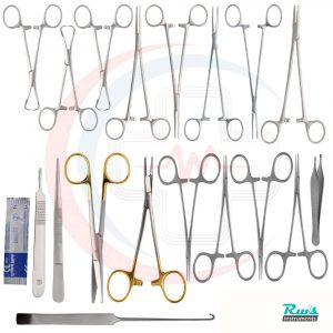 Surgical kit for feline spay