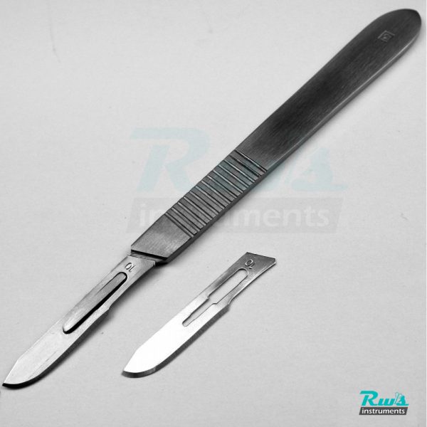 Scalpel Handle Nr 3, 10 blade Nr. 10, knife holder