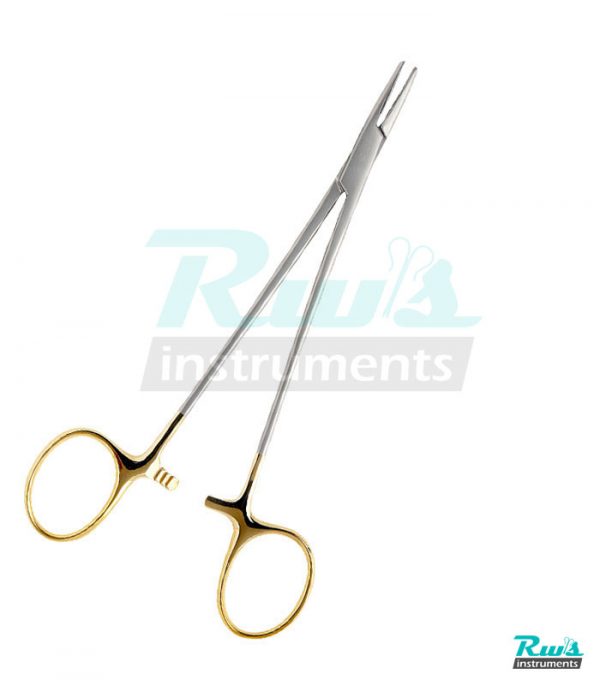 Crile wood needle holder with TC