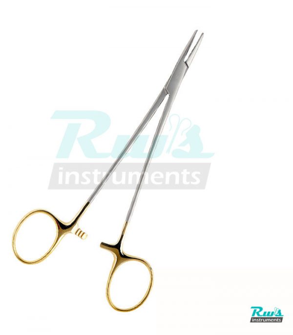 Crile wood needle holder with TC