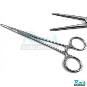 Kelly Forceps Needle Holder straight 16 cm suture surgical Piercing OP