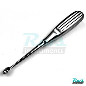 Volkmann bone curette 10x7 mm sharp spoon Fig. 1 dental tissue surgery 18 cm