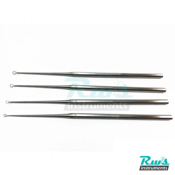 Buck ear curette sharp ENT Surgical loop Otology