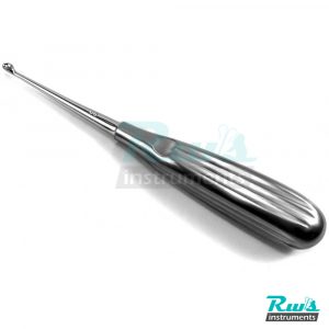 Volkmann bone curette 5x6 mm sharp spoon Fig. 00 dental tissue surgery 17 cm