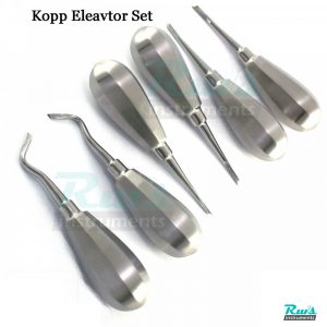 6 Pcs Dental Root Elevators Kopp Oral Surgery PDL Luxating Tooth loosening