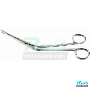 Dennis Brown Intestinal Forceps 23 cm pediatric clamp anastomosis curved