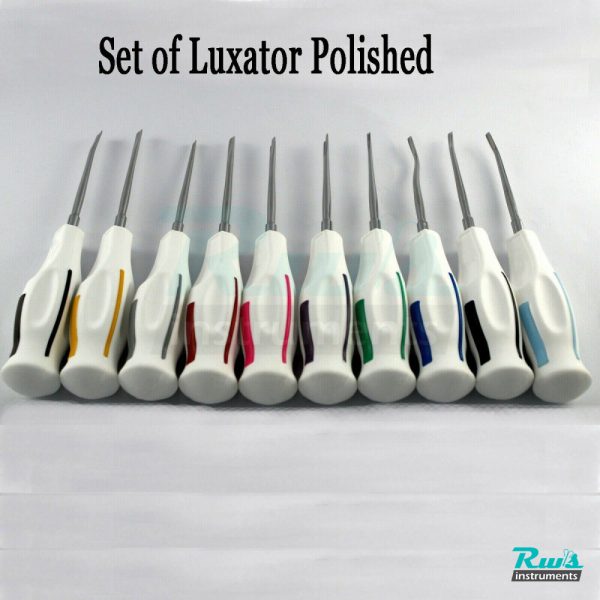 Luxating 10 Pcs Set Root Elevators Oral Surgery