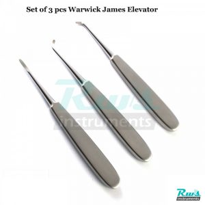 Root Elevators Set of 3 Oral Surgery Luxating Warwick James Elevator Set